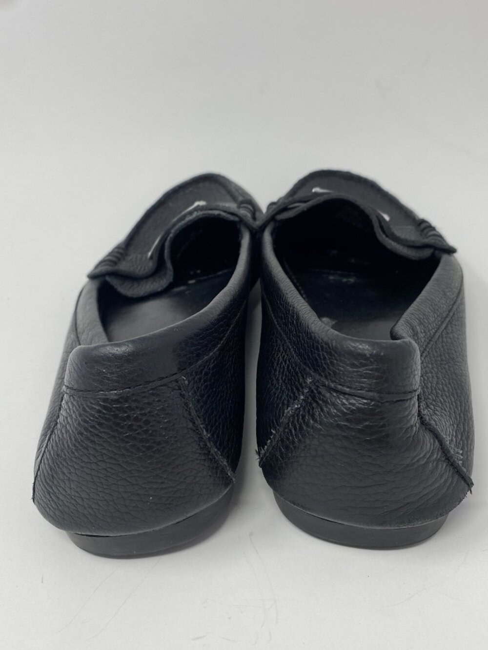 Coach Fredrica Loafers Womens 8.5 B Black Pebbled Leather Driving Flats A5175 - Picture 4 of 11